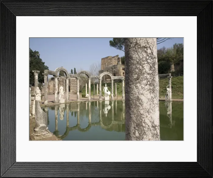 Framed Print : Canopo Nimphaeum, Hadrians Villa, UNESCO World Heritage Site, Tivoli Framed Print : Canopo Nimphaeum, Hadrians Villa, UNESCO World Heritage Site, Tivoli