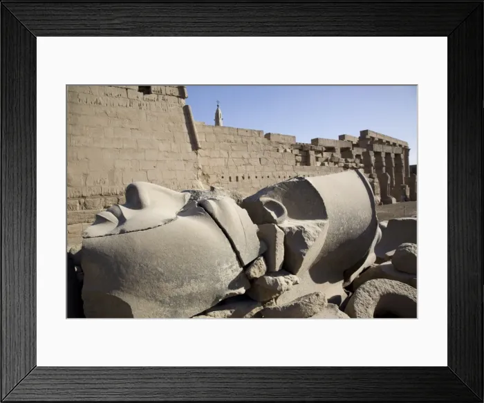 Framed Print : The Temple of Luxor, Thebes, UNESCO World Heritage Site, Egypt, North Africa, Africa Framed Print : The Temple of Luxor, Thebes, UNESCO World Heritage Site, Egypt, North Africa, Africa