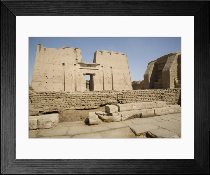 Framed Print : The temple of Edfu, Egypt, North Africa, Africa Framed Print : The temple of Edfu, Egypt, North Africa, Africa