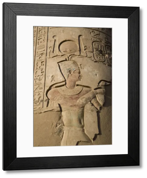 Framed Print : Detail of a column in the temple of Kom Ombo, Egypt, North Africa, Africa Framed Print : Detail of a column in the temple of Kom Ombo, Egypt, North Africa, Africa