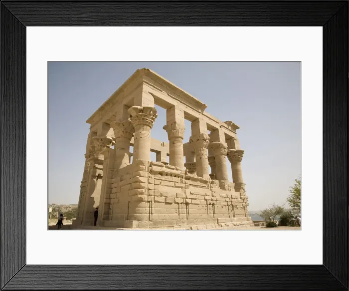 Framed Print : The lodge of the Temple of Philae, UNESCO World Heritage Site, Nubia, Egypt Framed Print : The lodge of the Temple of Philae, UNESCO World Heritage Site, Nubia, Egypt