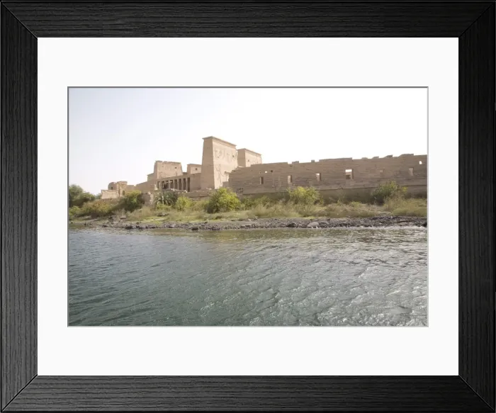 Framed Print : Temple of Philae from the River Nile, UNESCO World Heritage Site, Egypt Framed Print : Temple of Philae from the River Nile, UNESCO World Heritage Site, Egypt
