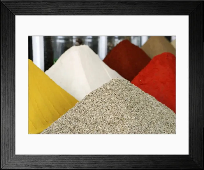 Framed Print : Spices for sale, Marrakesh, Morocco, North Africa, Africa Framed Print : Spices for sale, Marrakesh, Morocco, North Africa, Africa