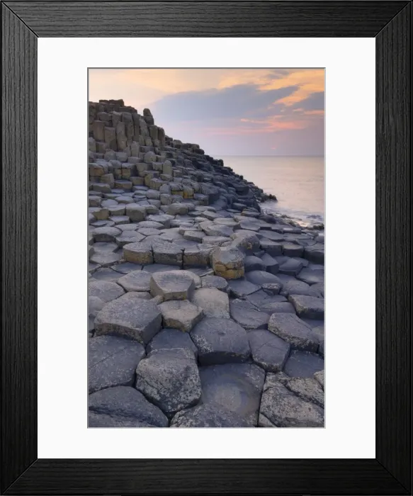 Framed Print : Hexagonal basalt columns of the Giants Causeway, UNESCO World Heritage Site Framed Print : Hexagonal basalt columns of the Giants Causeway, UNESCO World Heritage Site