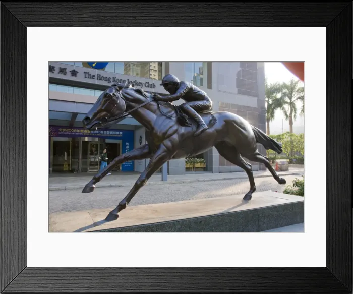 Framed Print : Jockey Club in 2007, Hong Kong, China, Asia Framed Print : Jockey Club in 2007, Hong Kong, China, Asia