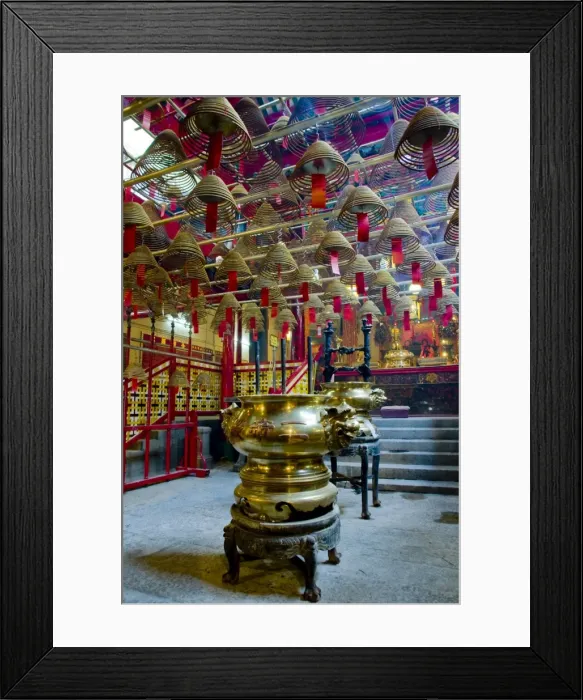 Framed Print : Man Mo temple, Hong Kong, China, Asia Framed Print : Man Mo temple, Hong Kong, China, Asia