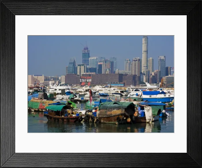 Framed Print : Causeway Bay in 2007, Hong Kong, China, Asia Framed Print : Causeway Bay in 2007, Hong Kong, China, Asia
