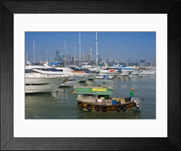Framed Print : Causeway Bay waterfront in 2007, Hong Kong Island, Hong Kong, China, Asia Framed Print : Causeway Bay waterfront in 2007, Hong Kong Island, Hong Kong, China, Asia