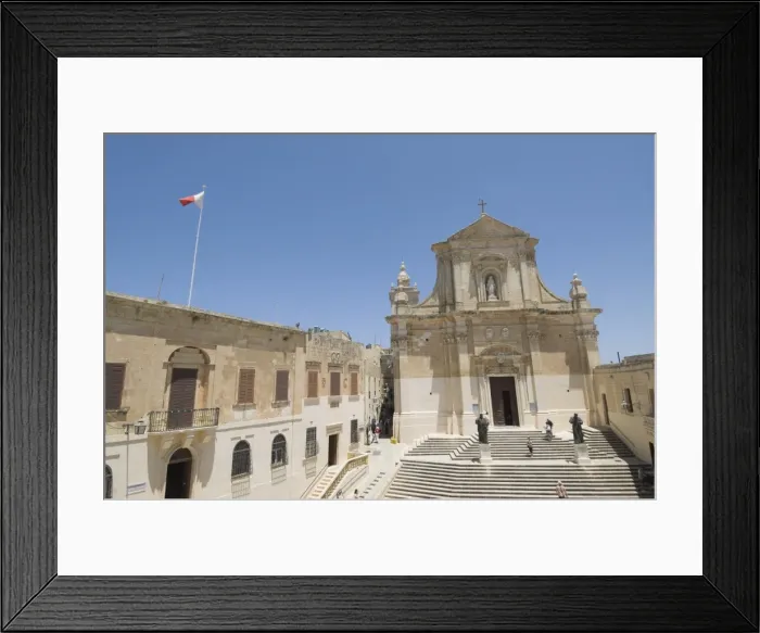 Framed Print : The Gozo Cathedral inside the Citadel, Victoria (Rabat), Gozo, Malta, Europe Framed Print : The Gozo Cathedral inside the Citadel, Victoria (Rabat), Gozo, Malta, Europe