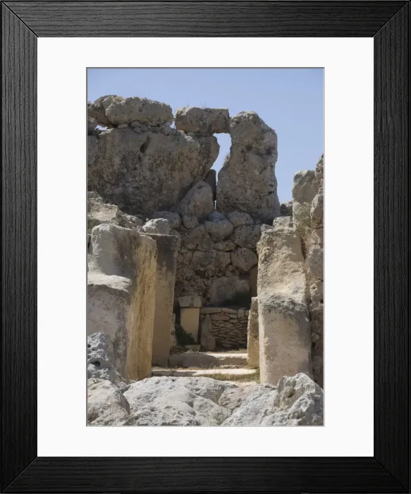 Framed Print : Ggantija, a prehistoric temple constructed around 3000 BC, UNESCO World Heritage Site Framed Print : Ggantija, a prehistoric temple constructed around 3000 BC, UNESCO World Heritage Site