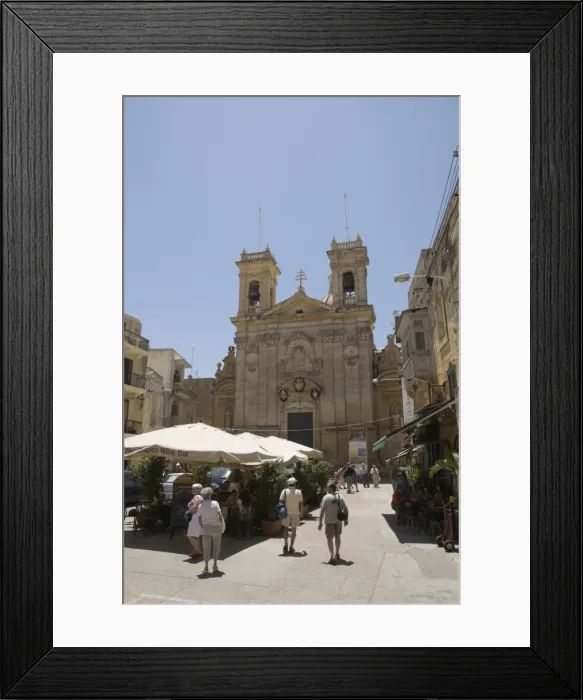 Framed Print : St. Georges Basilica, Victoria (Rabat), Gozo, Malta, Europe Framed Print : St. Georges Basilica, Victoria (Rabat), Gozo, Malta, Europe