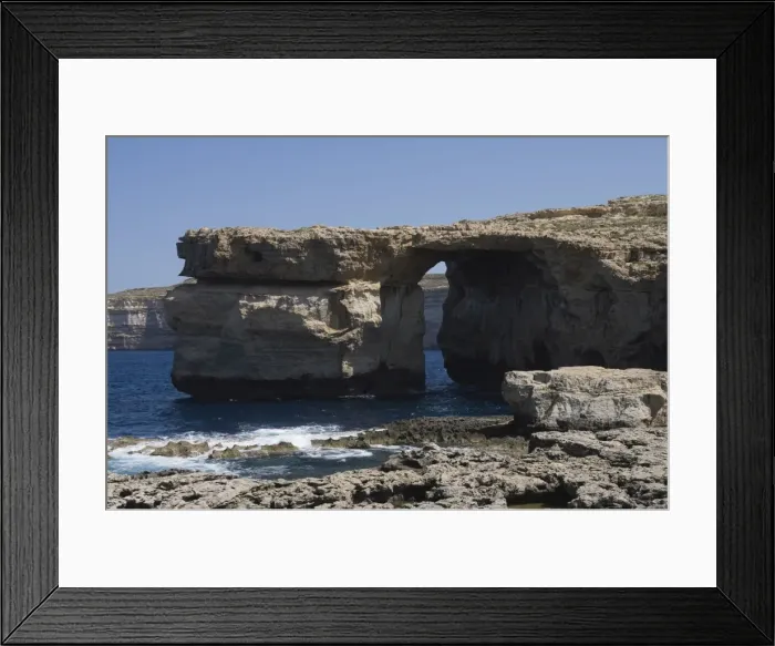 Framed Print : The Azure Window at Dwejra Point, Gozo, Malta, Europe Framed Print : The Azure Window at Dwejra Point, Gozo, Malta, Europe