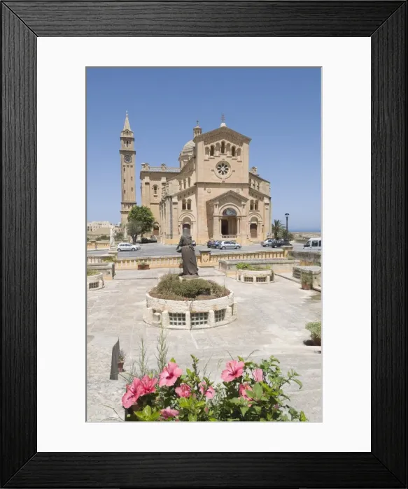 Framed Print : Ta Pinu, Maltas national shrine, Gozo, Malta, Europe Framed Print : Ta Pinu, Maltas national shrine, Gozo, Malta, Europe
