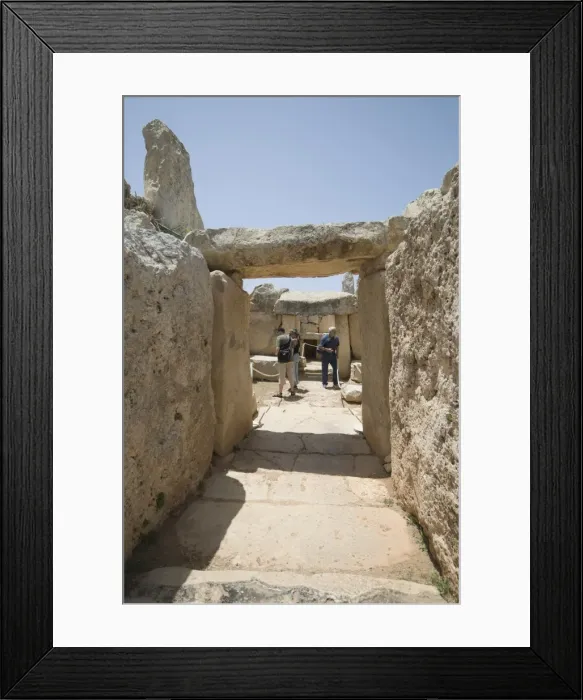 Framed Print : Mnajdra, a Megalithic temple constructed at the end of the third milennium BC Framed Print : Mnajdra, a Megalithic temple constructed at the end of the third milennium BC