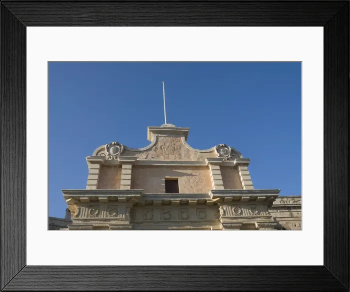 Framed Print : Main entrance gate to Mdina, Malta, Europe