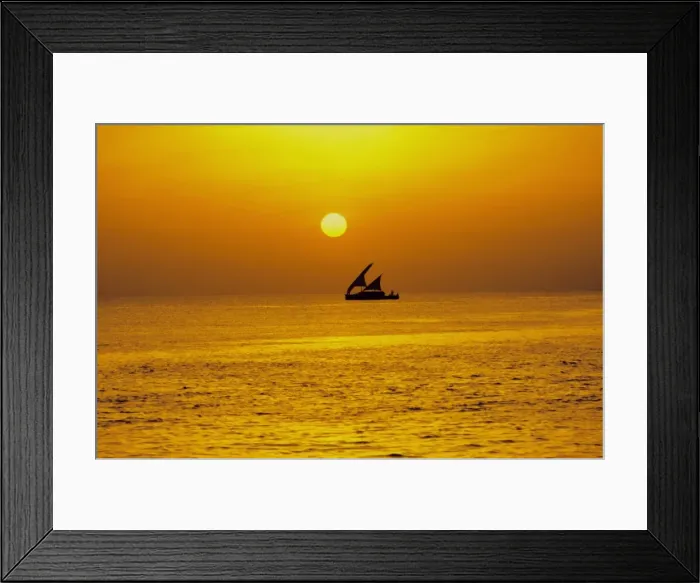 Framed Print : Traditional dhoni sailing boat at sunset, Maldives, Indian Ocean, Asia Framed Print : Traditional dhoni sailing boat at sunset, Maldives, Indian Ocean, Asia