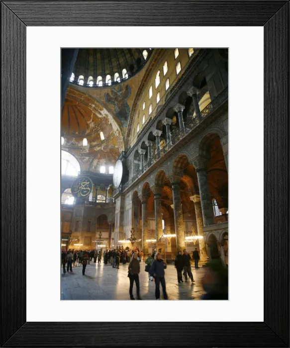Framed Print : The Haghia Sophia, UNESCO World Heritage Site, Istanbul, Turkey, Europe