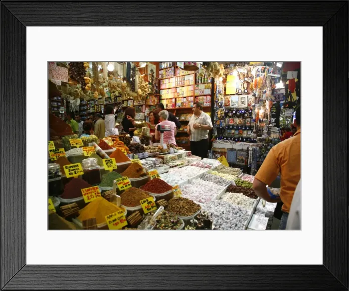 Framed Print : Spice shop at the Spice Bazaar, Istanbul, Turkey, Europe Framed Print : Spice shop at the Spice Bazaar, Istanbul, Turkey, Europe
