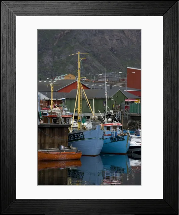 Framed Print : Harbour, Sissimut, Greenland, Polar Regions Framed Print : Harbour, Sissimut, Greenland, Polar Regions