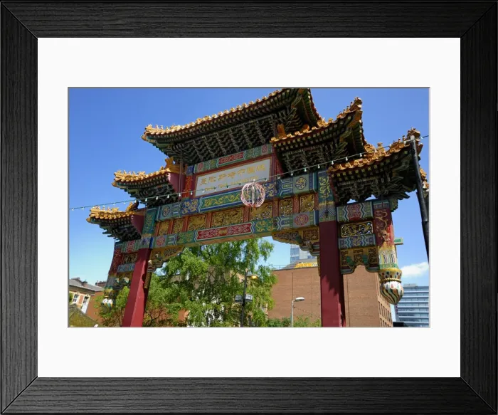 Framed Print : Chinese Imperial Gate, Chinatown, Manchester, England, United Kingdom, Europe Framed Print : Chinese Imperial Gate, Chinatown, Manchester, England, United Kingdom, Europe