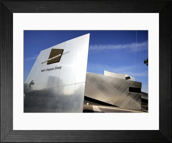 Framed Print : Imperial War Museum North, Trafford Wharf Road, Manchester, England, United Kingdom Framed Print : Imperial War Museum North, Trafford Wharf Road, Manchester, England, United Kingdom