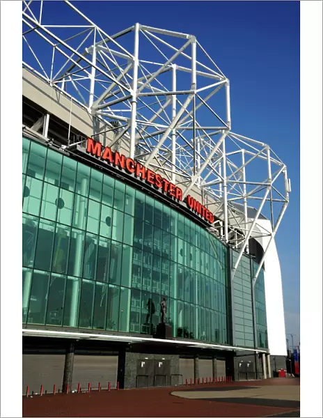 Main entrance at Manchester United Football Club Stadium, Old Trafford