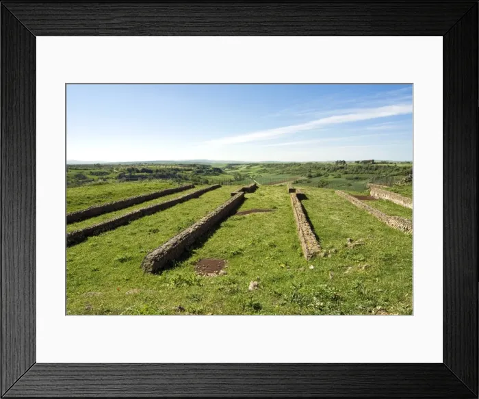 Framed Print : Etruscan Acropilis, Tuscania, Viterbo, Lazio, Italy, Europe