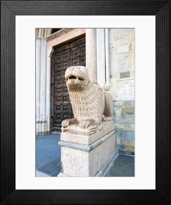 Framed Print : Lions, exterior of the Duomo, Parma, Emilia Romagna, Italy, Europe Framed Print : Lions, exterior of the Duomo, Parma, Emilia Romagna, Italy, Europe