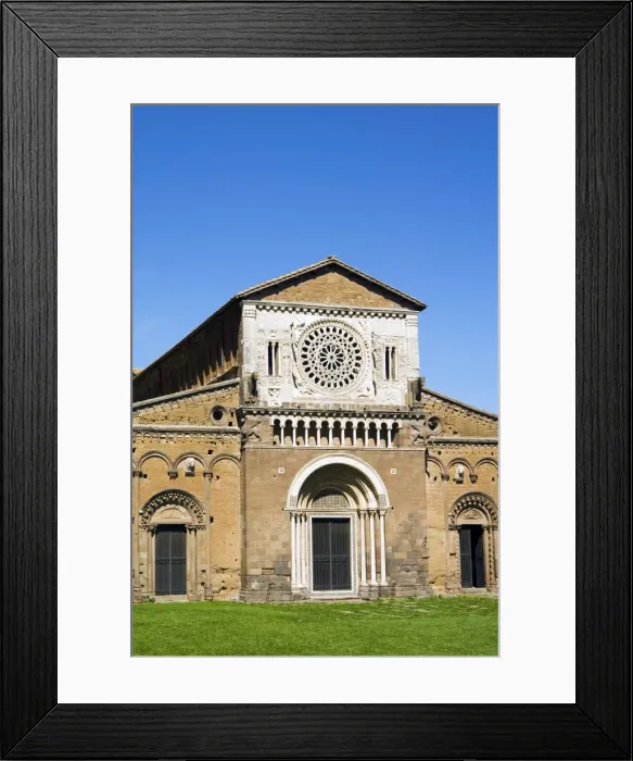 Framed Print : St. Peter Church, Tuscania, Viterbo, Lazio, Italy, Europe Framed Print : St. Peter Church, Tuscania, Viterbo, Lazio, Italy, Europe