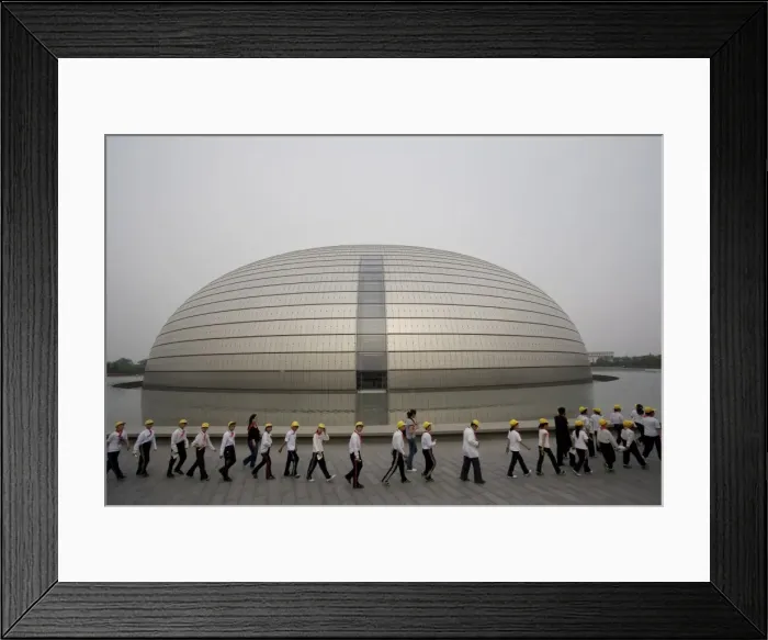 Framed Print : National Grand Theatre, Tiananmen Square, Beijing, China, Asia Framed Print : National Grand Theatre, Tiananmen Square, Beijing, China, Asia