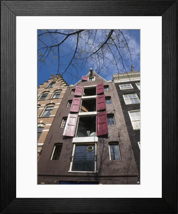Framed Print : Old gabled buildings, Amsterdam, Netherlands, Europe Framed Print : Old gabled buildings, Amsterdam, Netherlands, Europe