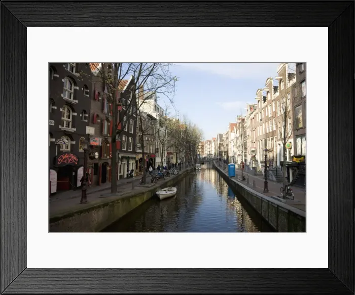 Framed Print : The Red Light District, Amsterdam, Netherlands, Europe Framed Print : The Red Light District, Amsterdam, Netherlands, Europe
