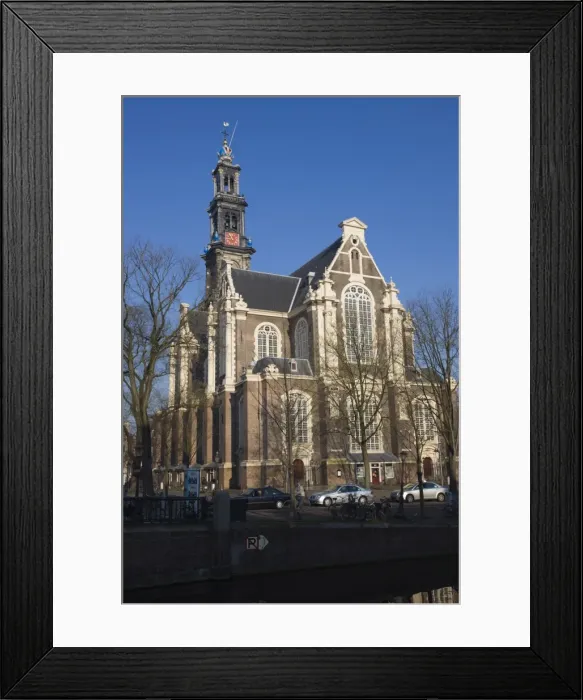 Framed Print : Westerkerk church, built in 1631, Amsterdam, Netherlands, Europe Framed Print : Westerkerk church, built in 1631, Amsterdam, Netherlands, Europe