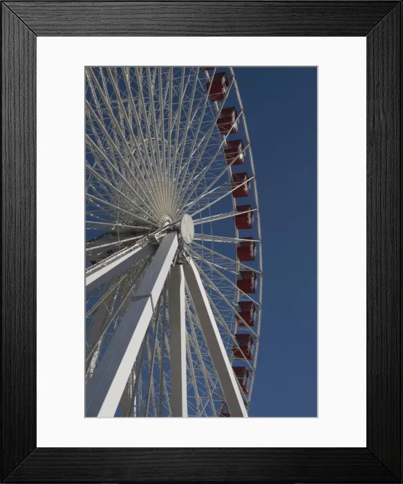 Framed Print : Ferris wheel at Navy Pier, Chicago, Illinois, United States of America, North America Framed Print : Ferris wheel at Navy Pier, Chicago, Illinois, United States of America, North America