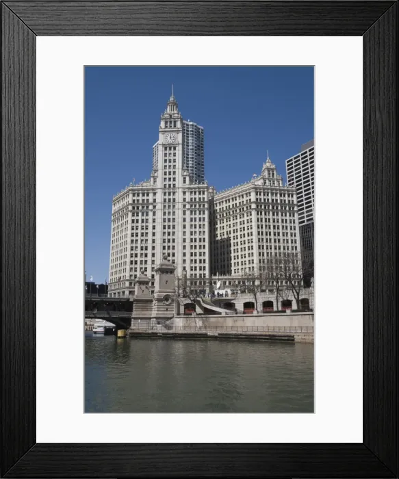 Framed Print : The Wrigley Building, Chicago, Illinois, United States of America, North America