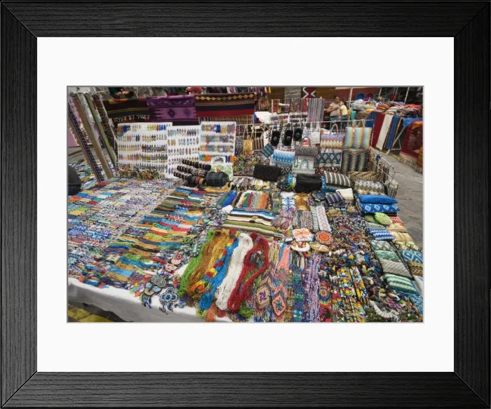 Framed Print : In the artisans market, San Miguel de Allende (San Miguel), Guanajuato State Framed Print : In the artisans market, San Miguel de Allende (San Miguel), Guanajuato State