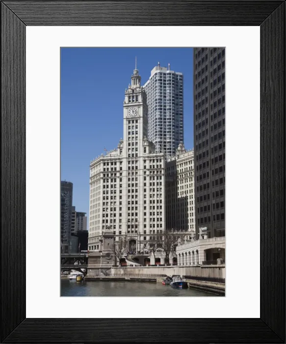 Framed Print : The Wrigley Building, Chicago, Illinois, United States of America, North America Framed Print : The Wrigley Building, Chicago, Illinois, United States of America, North America