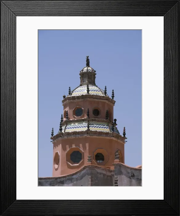 Framed Print : Dome of Santa Casa de Loreto, San Miguel de Allende (San Miguel), Guanajuato State Framed Print : Dome of Santa Casa de Loreto, San Miguel de Allende (San Miguel), Guanajuato State