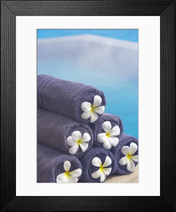Framed Print : Towels on the swimming pool, Maldives, Indian Ocean, Asia Framed Print : Towels on the swimming pool, Maldives, Indian Ocean, Asia