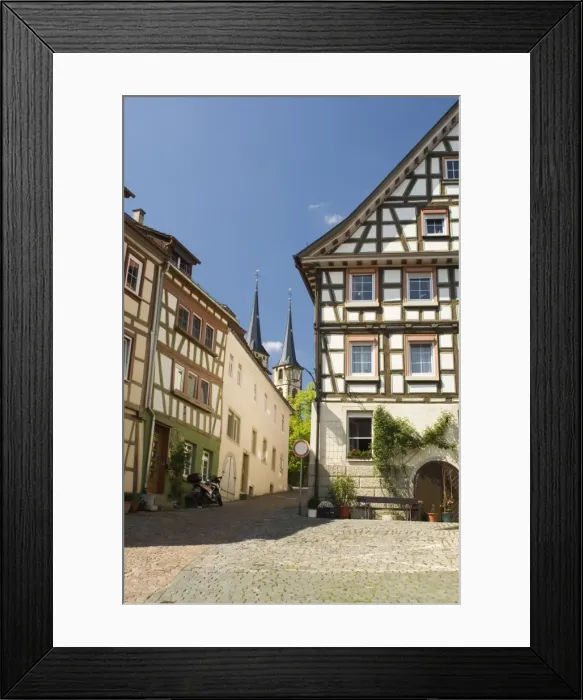 Framed Print : On the River Neckar, Bad Wymphen (Bad Wimpfen), Baden-Wurttemberg, Germany, Europe Framed Print : On the River Neckar, Bad Wymphen (Bad Wimpfen), Baden-Wurttemberg, Germany, Europe