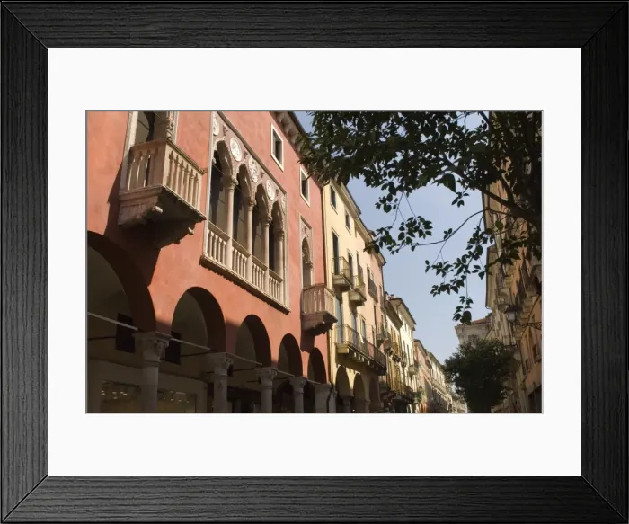 Framed Print : Main Street, Corso Palladio, Vicenza, Veneto, Italy, Europe Framed Print : Main Street, Corso Palladio, Vicenza, Veneto, Italy, Europe