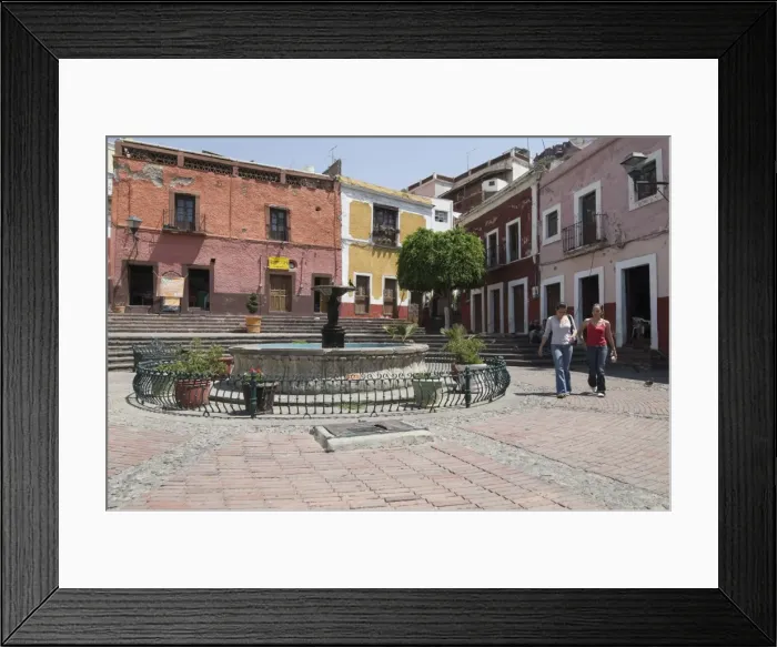Framed Print : Plaza de los Angeles in Guanajuato, a UNESCO World Heritage Site, Guanajuato State Framed Print : Plaza de los Angeles in Guanajuato, a UNESCO World Heritage Site, Guanajuato State