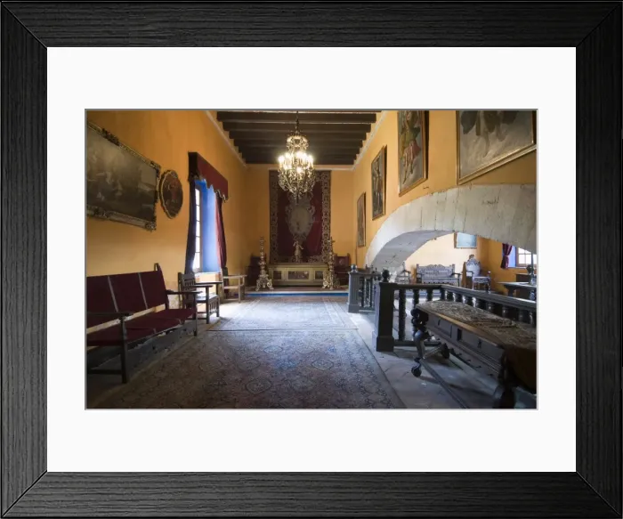 Framed Print : Inside the main house of the Hacienda San Gabriel de Barrera, in Guanajuato Framed Print : Inside the main house of the Hacienda San Gabriel de Barrera, in Guanajuato