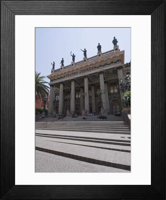 Framed Print : Teatro Juarez, theatre famous for its architectural mixtures in Guanajuato Framed Print : Teatro Juarez, theatre famous for its architectural mixtures in Guanajuato
