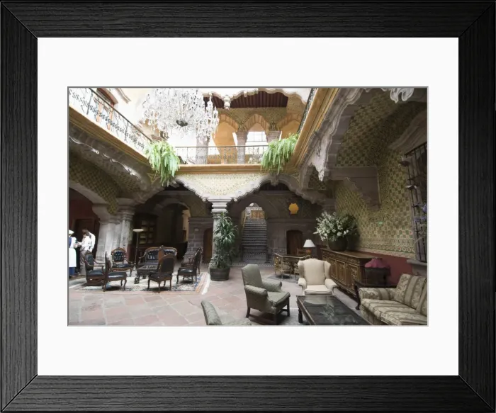 Framed Print : La Casa de la Marquesa Hotel in Santiago de Queretaro (Queretaro), a UNESCO World Heritage Site Framed Print : La Casa de la Marquesa Hotel in Santiago de Queretaro (Queretaro), a UNESCO World Heritage Site