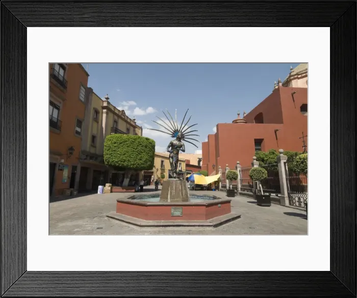 Framed Print : Street scenes, Queretaro, Queretaro State, Mexico, North America Framed Print : Street scenes, Queretaro, Queretaro State, Mexico, North America