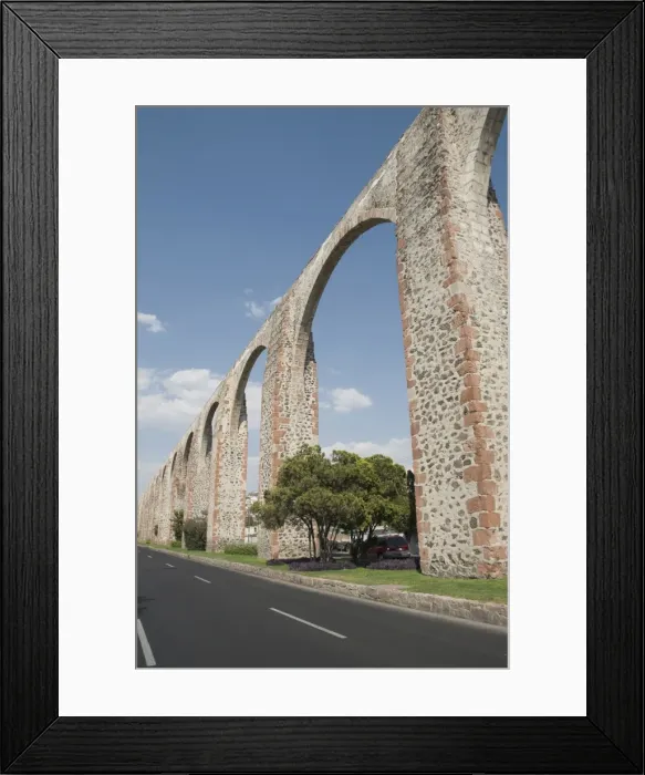Framed Print : Aqueduct built in the 1720s and 1730s to bring water from nearby springs to Santiago de Queretaro Framed Print : Aqueduct built in the 1720s and 1730s to bring water from nearby springs to Santiago de Queretaro