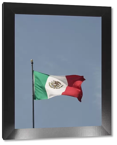 Mexican flag, Queretaro, Queretaro State, Mexico, North America