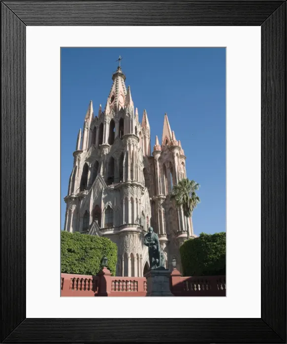 Framed Print : La Parroquia, church notable for its fantastic Neo-Gothic exterior, San Miguel de Allende Framed Print : La Parroquia, church notable for its fantastic Neo-Gothic exterior, San Miguel de Allende