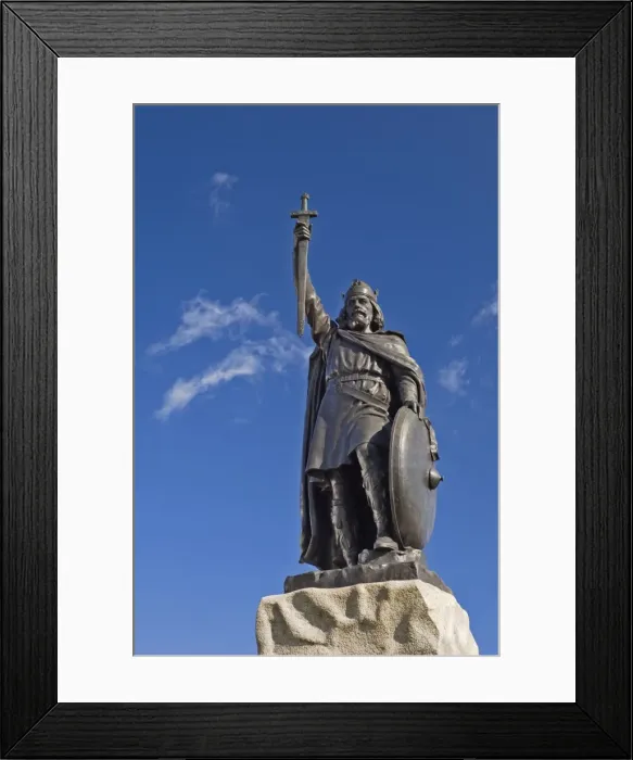 Framed Print : Statue of King Alfred, Winchester, Hampshire, England, United Kingdom, Europe Framed Print : Statue of King Alfred, Winchester, Hampshire, England, United Kingdom, Europe